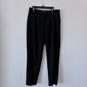 Babaton Cohen Pant 6 Black Slim Leg Cropped Trousers Minimalist Capsule Wardrobe